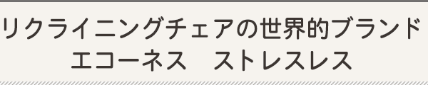 リクライニング世界的ブランド